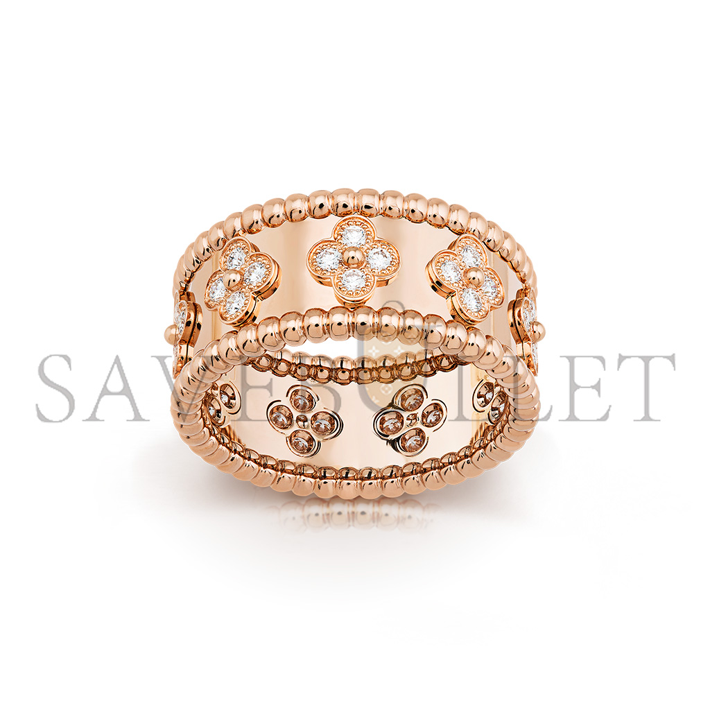 V*N CL*F arpels perlÉe clovers ring, small model vcaro9nb00